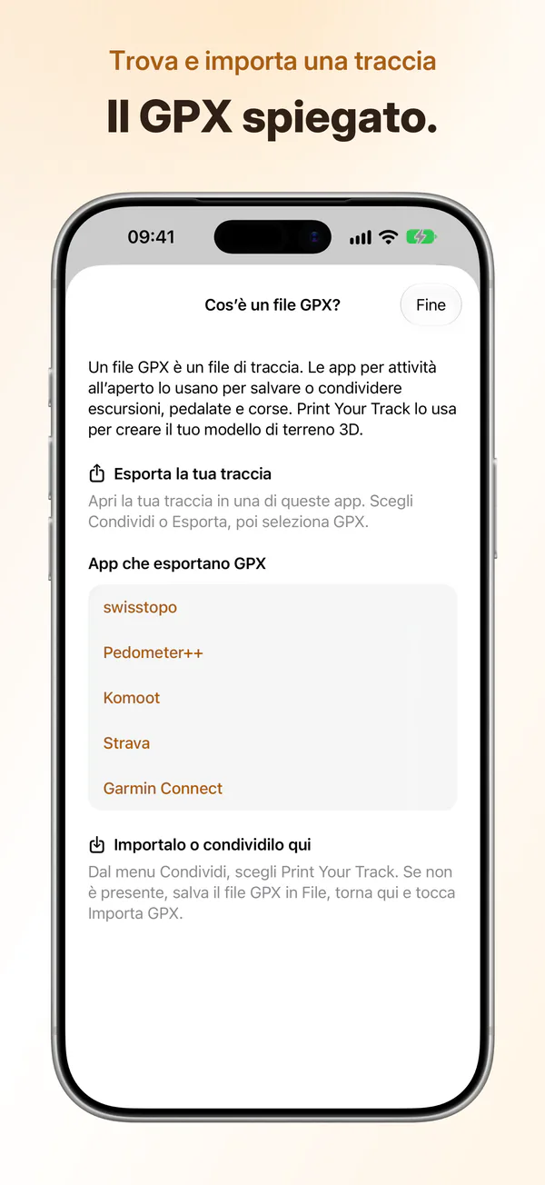 Trova e importa una traccia: Il GPX spiegato.